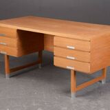 Vintage ash desk by Kai Kristiansen Danish 1970s