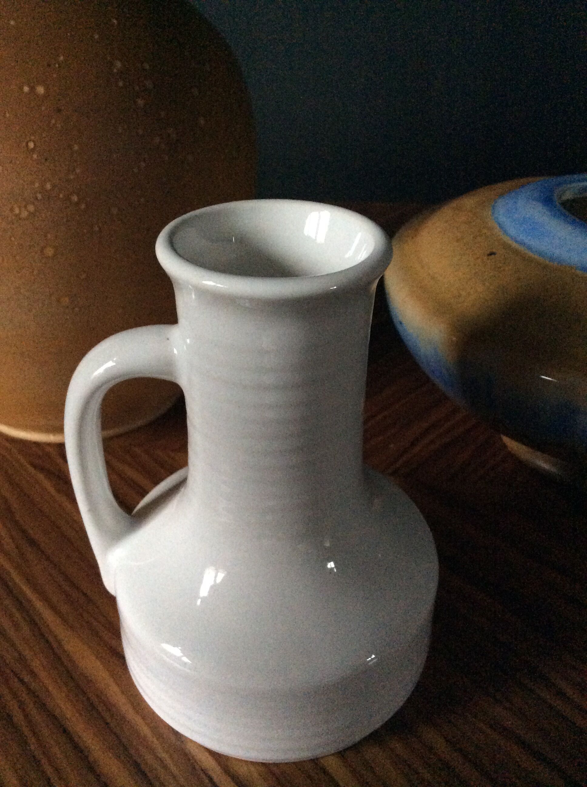 Series of 3 vintage 70s ceramic vases
