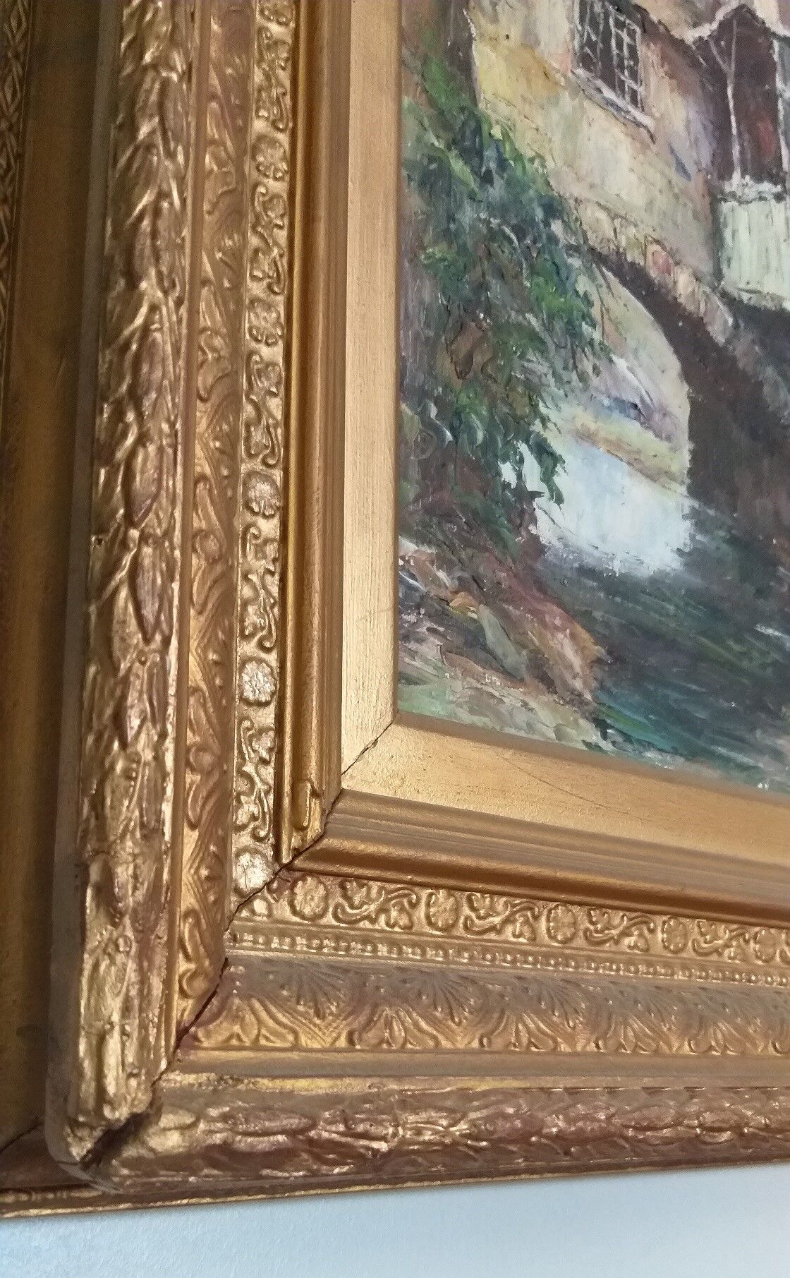 Painting "Houses in Rouergue"