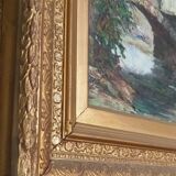 Painting "Houses in Rouergue"
