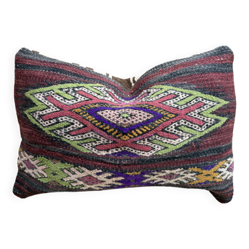 Vintage Moroccan Berber wool cushion cover