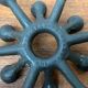 Brutalist Danish candle holder from the mid-century in cast iron by Jens H. Quistgaard.