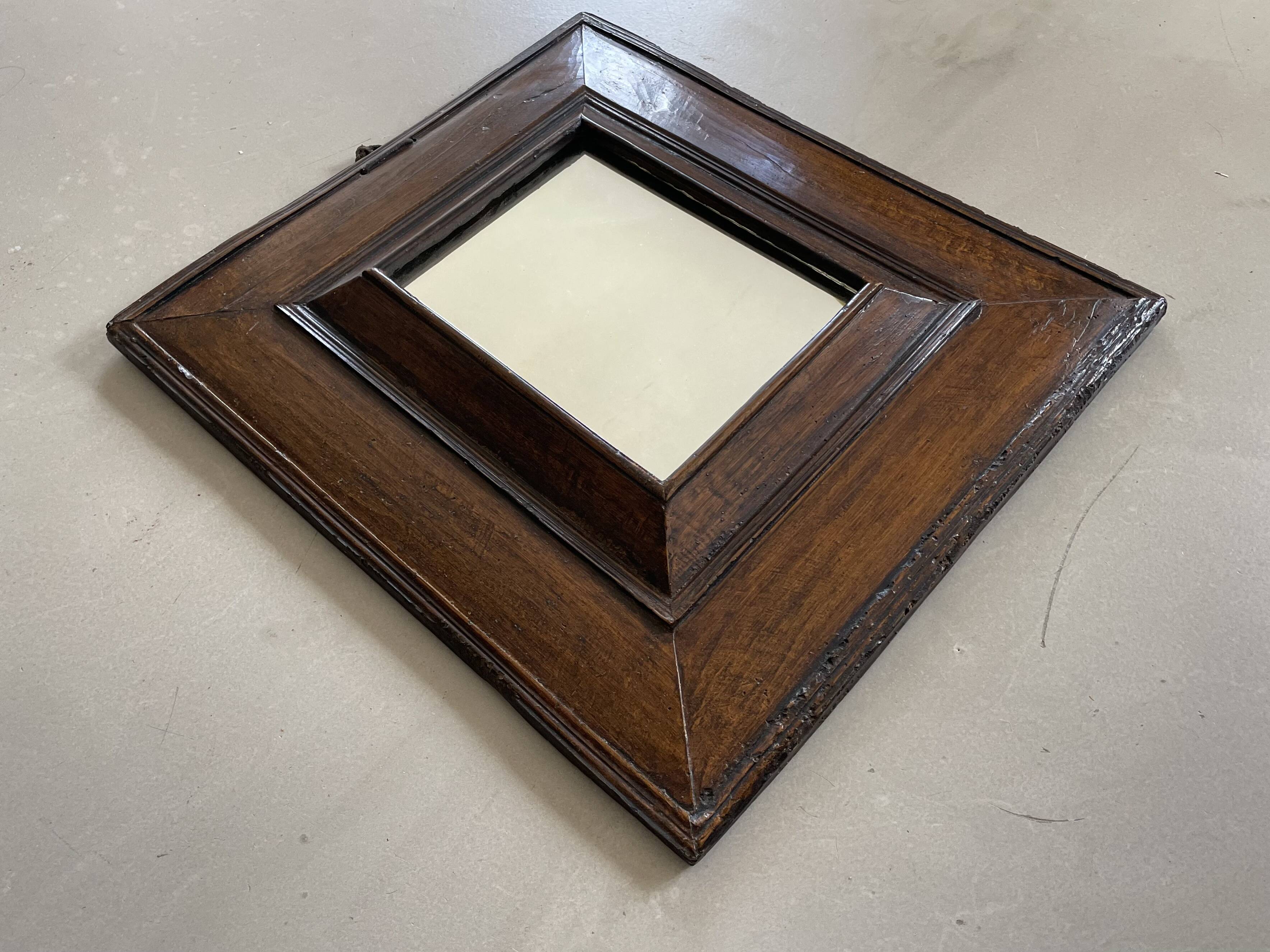 Mirror still old oak