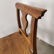 Paire de chaises en chêne brut