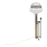Floor lamp with ashtray, Space Age design, 1960s, production: Italy