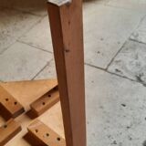 Tabouret en bois en pin