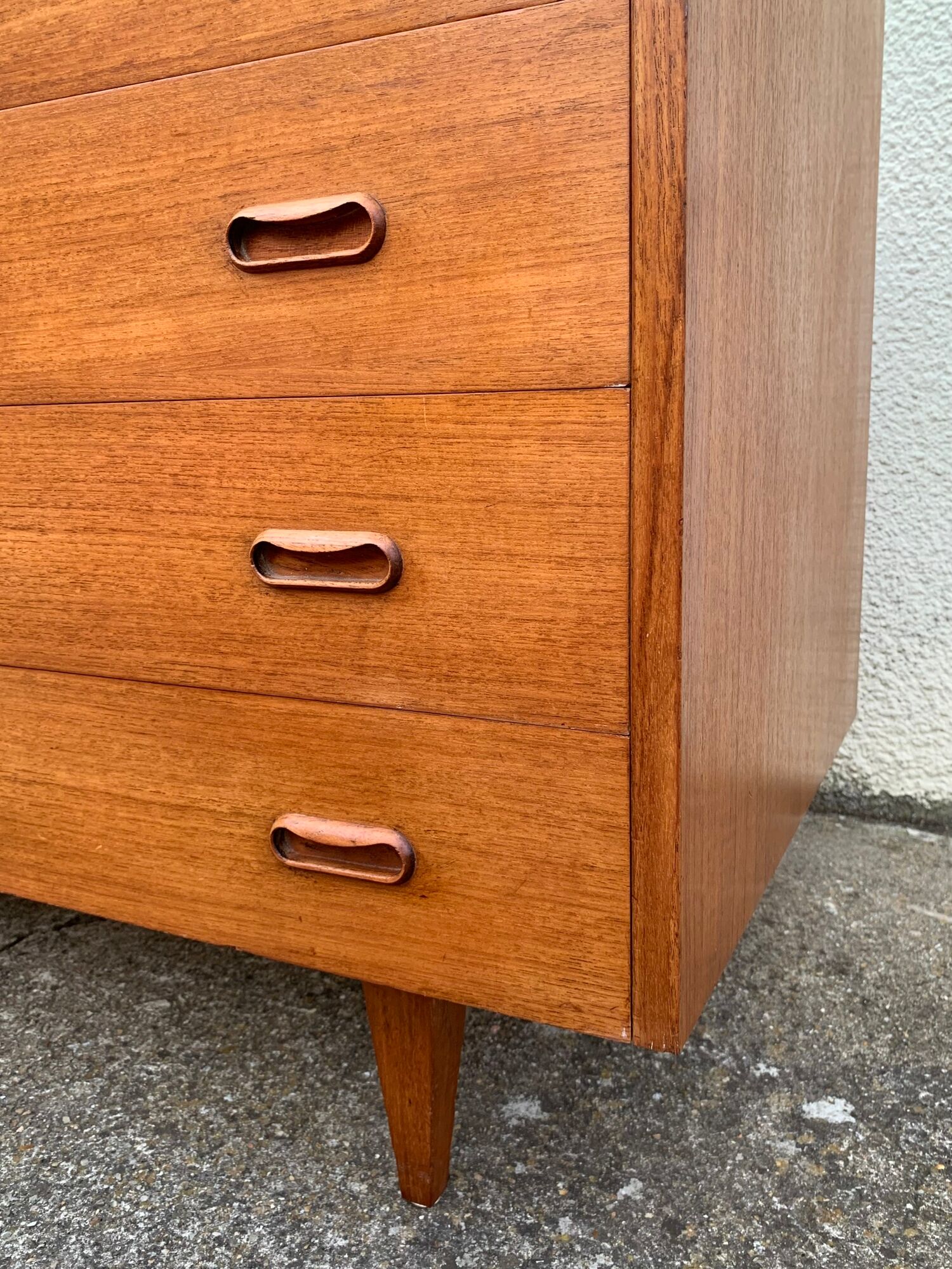 Pair of Scandinavian teak chests of drawers 1960