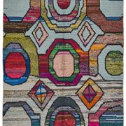 Tapis boho recyclé turc fait main 170 cm x 240 cm
