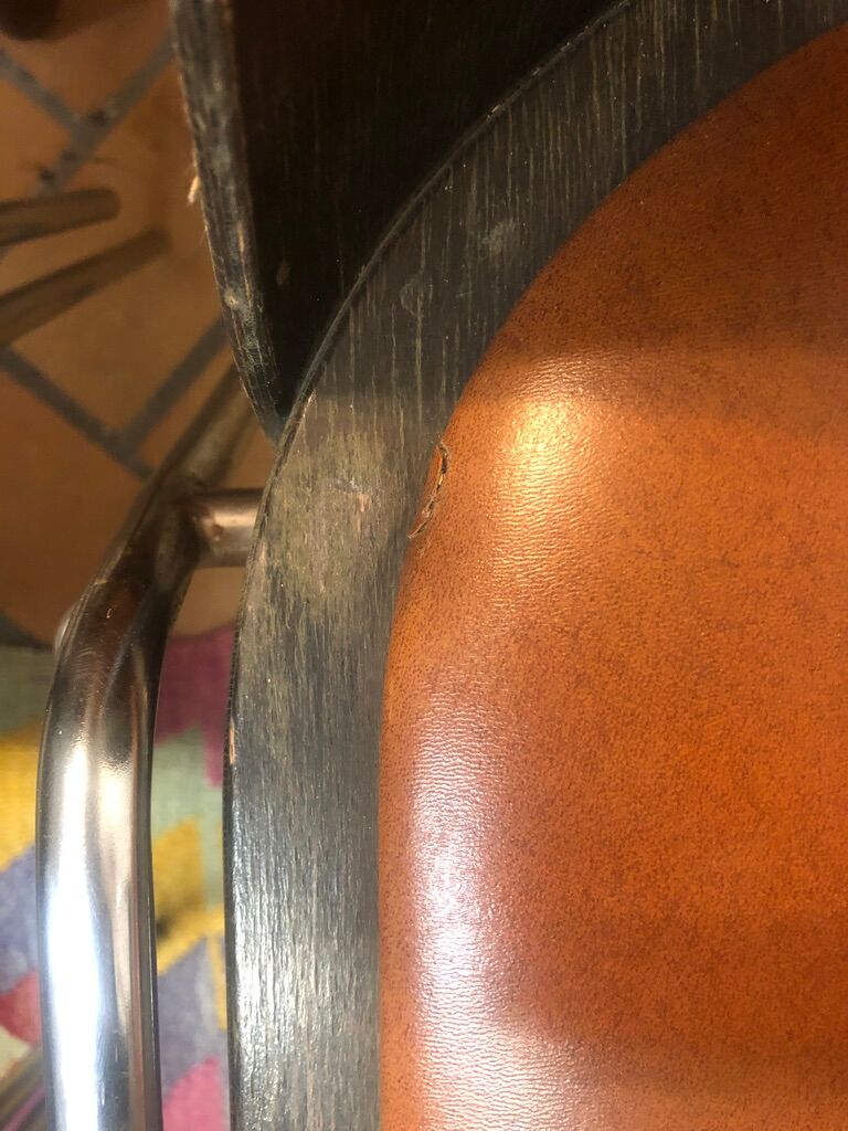 Set of 4 chairs model Barrel Manhattan circa 1970