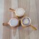3 glazed earthenware pans