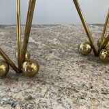 Pair of modernist bronze candlesticks