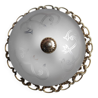 Old 2-light ceiling light