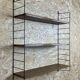 60s 70s oak string shelf module by Kajsa & Nils "Nisse" Strinning Sweden