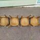 Lot de 4 chaises de bistrot en bois