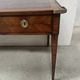 Louis XVI flat desk in mahogany veneer and rosewood, 18th century.
