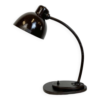 Lampe de table ajustable vintage marron, 1960s