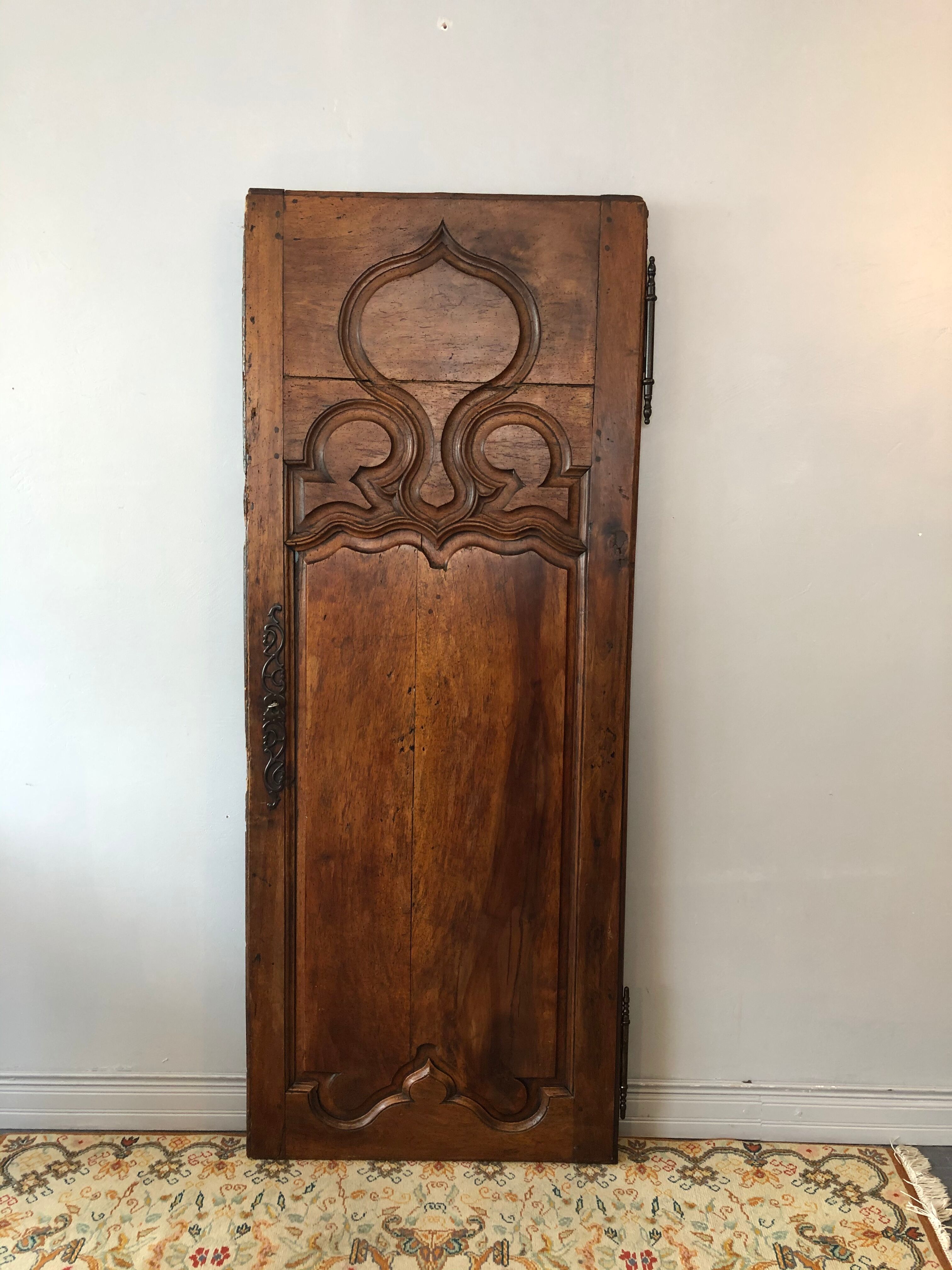 Oak door, 19th century