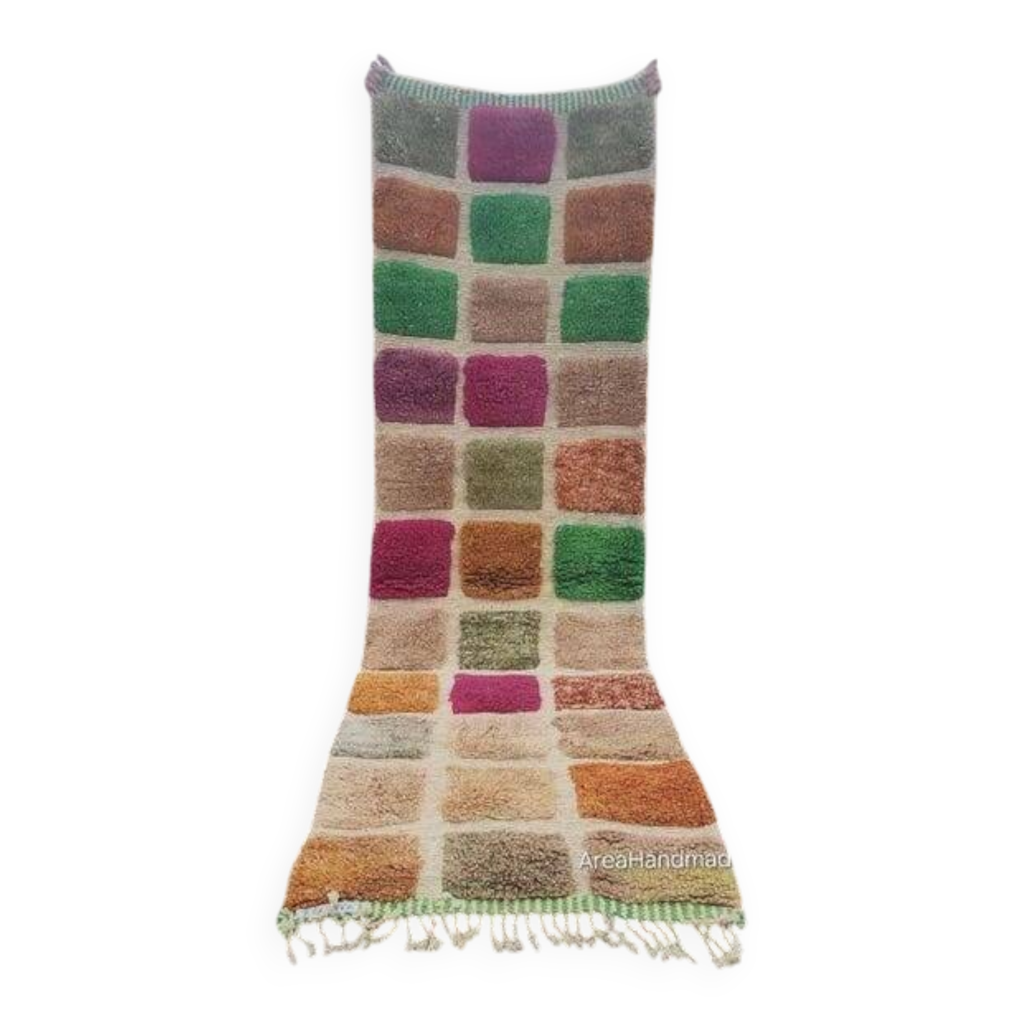 Handmade runner rug 300cm x 70cm