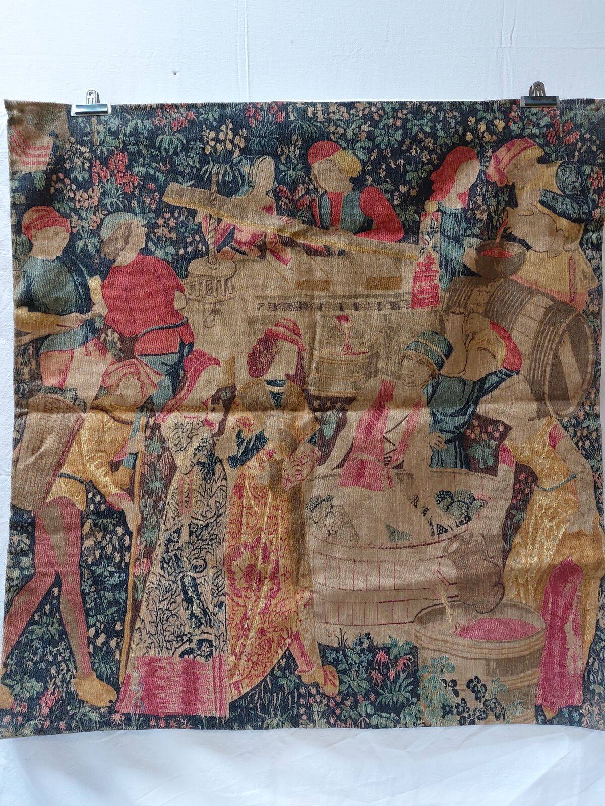 Artis Flora wall tapestry "The Grape Harvest" in the spirit of Aubusson - #2