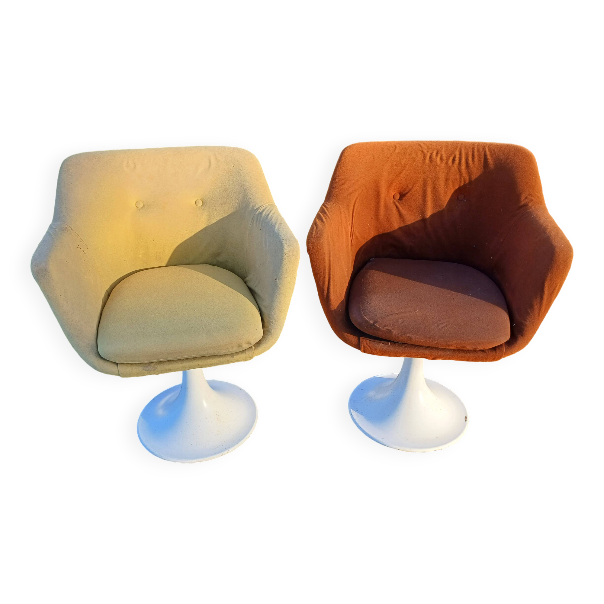Pair of Vintage Armchairs from the 70s