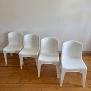 Set of 4 Gilac chairs from 1970.
