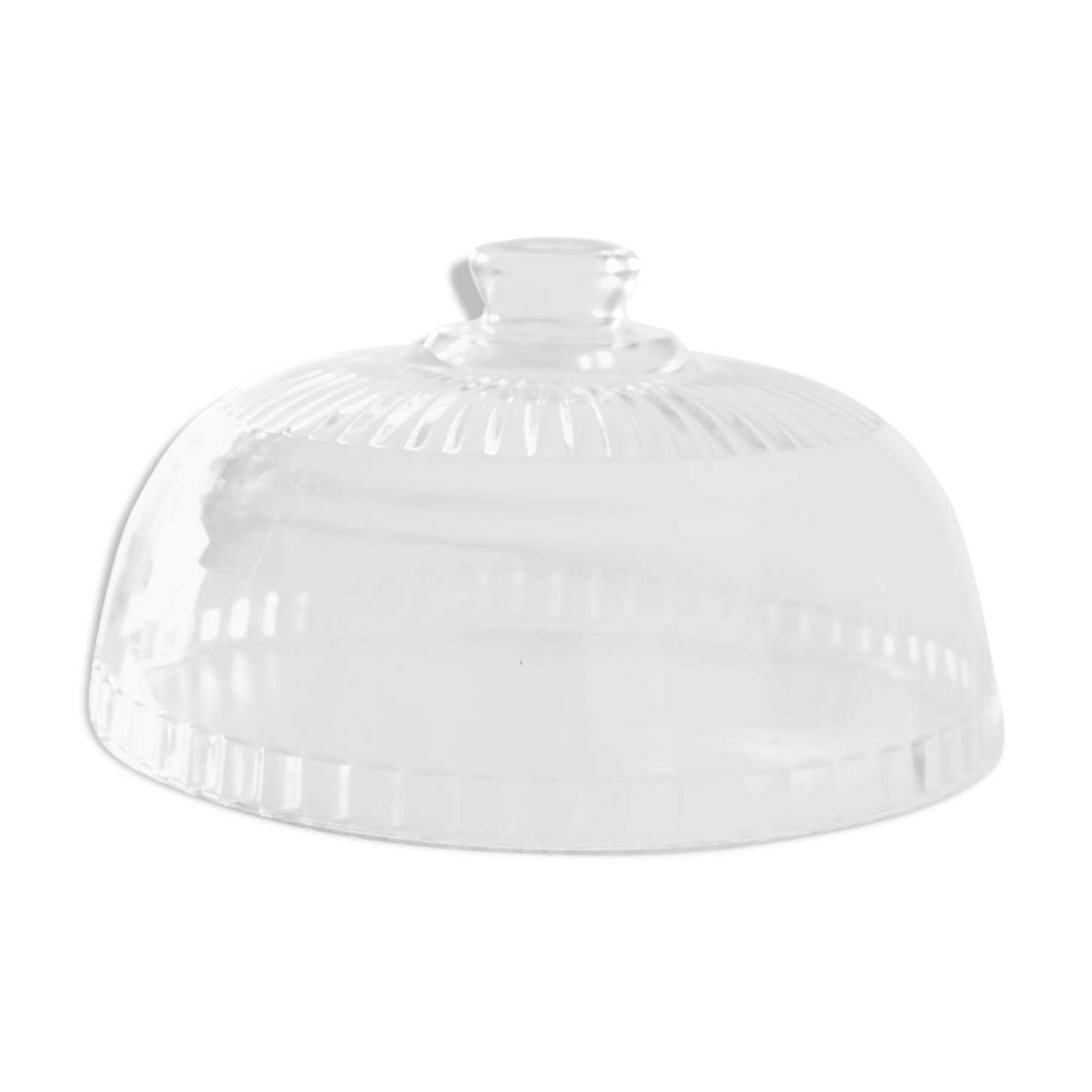 Glass cheese bell, vintage