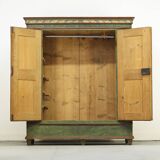 Cabinet de mariée peint d'art populaire, 1868