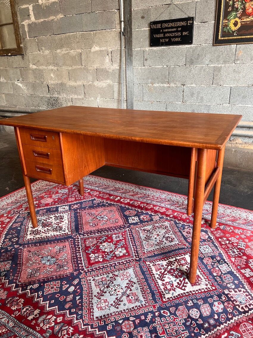 Scandinavian office in Danish teak by Gunnar Nielsen Tibergaard - 1960s