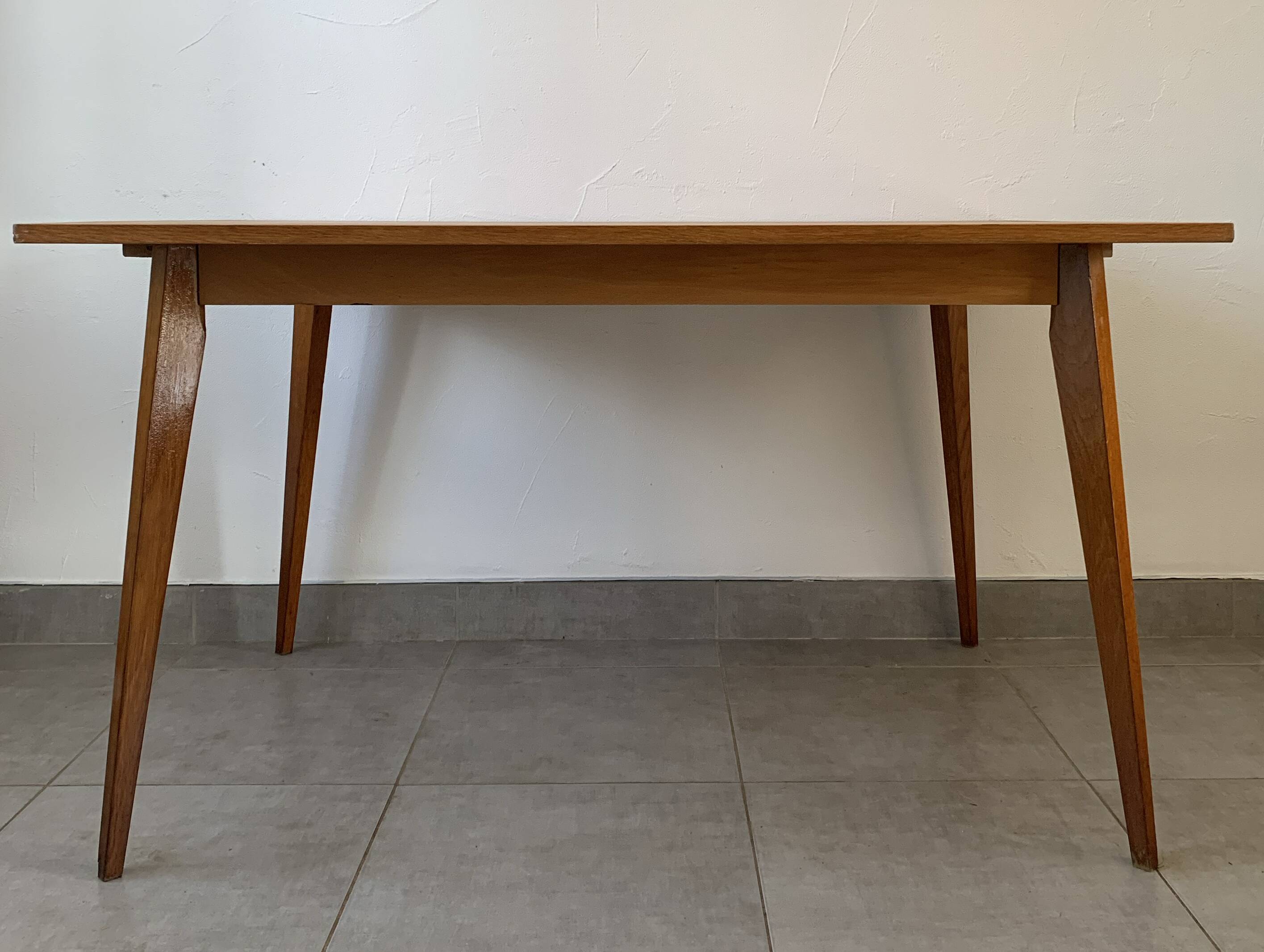 Vintage oak table, 1950s