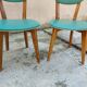 3 chaises vintages, assise et dossier en skaï