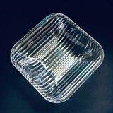 XL Mid-Century Czech Modern Crystal Art Glass Bowl, 1960s