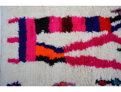 Colorful Berber carpet 186x124cm