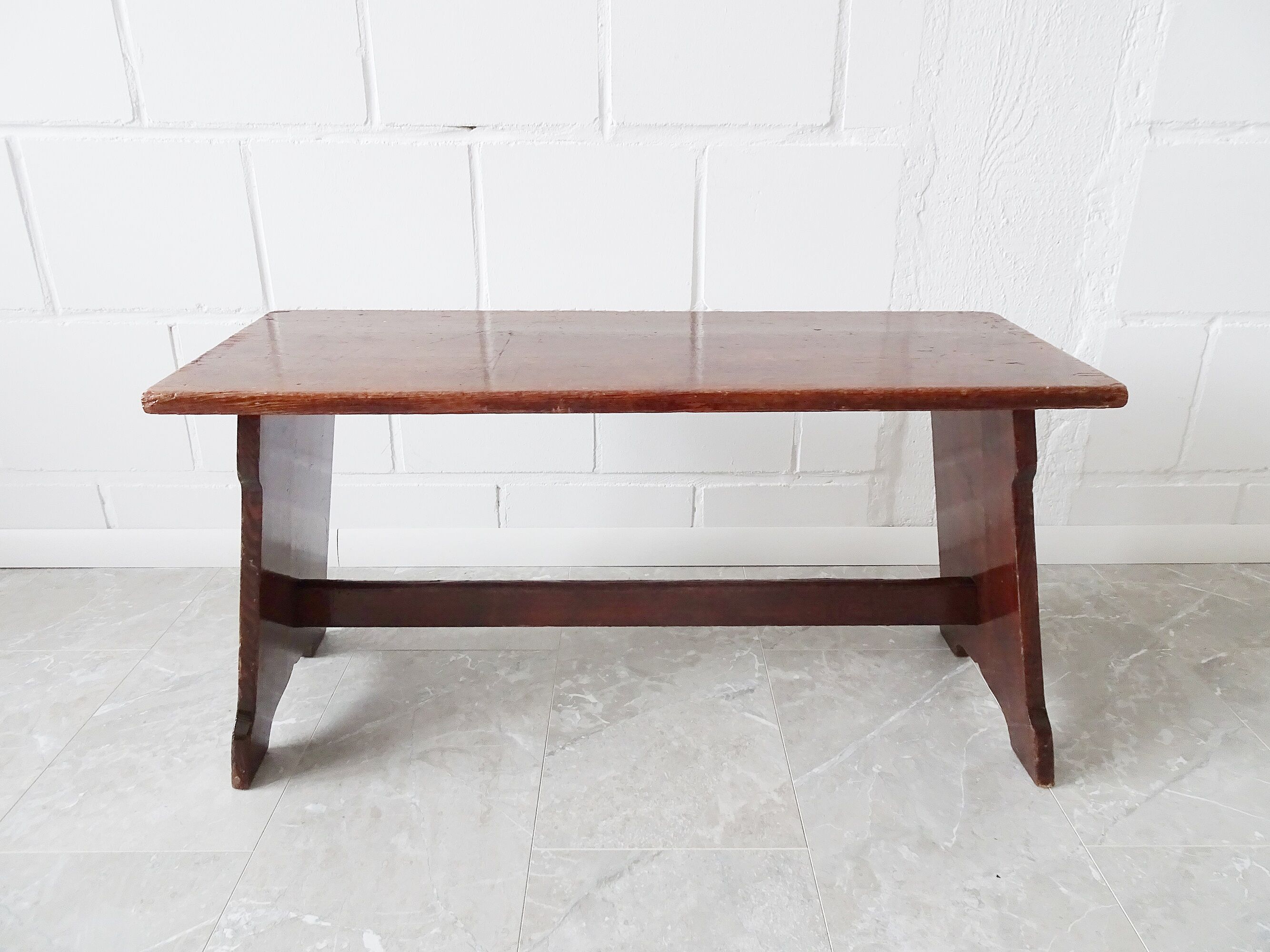 Banc rustique en bois massif