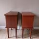 Paire de chevets en teck de style scandinave