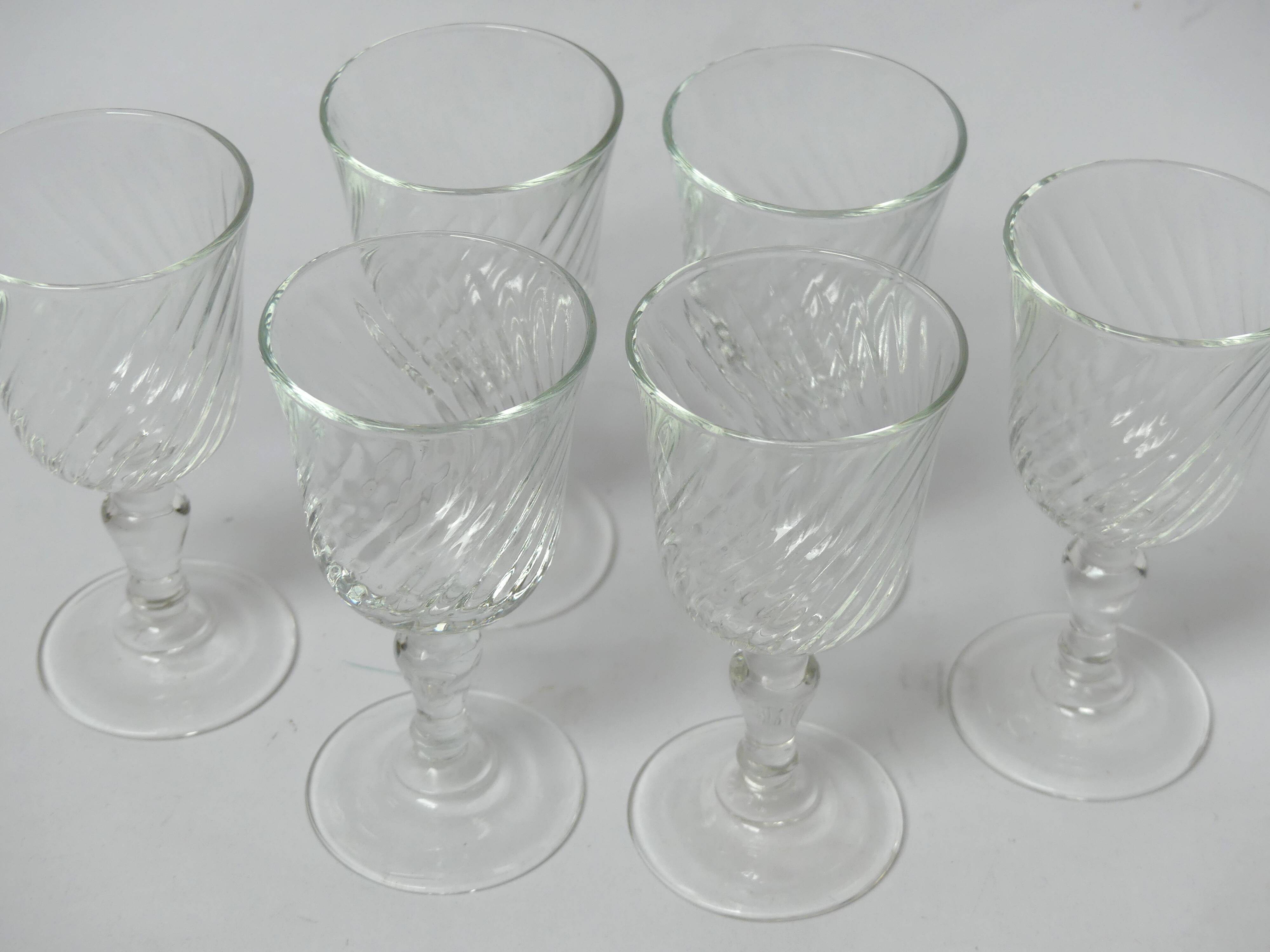Luminarc liqueur glasses