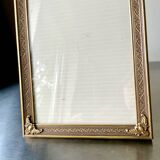 Cadre photo vintage en métal doré 22,5 cm x 16,5 cm