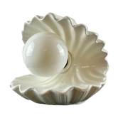 Ceramic shell lamp, circa 1970