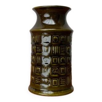 Vintage Ceramic Vase West German WGP by Bay, 1970s