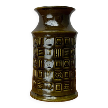 Vase Vintage en Céramique West German WGP de Bay, années 1970