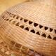Braided bamboo hanging