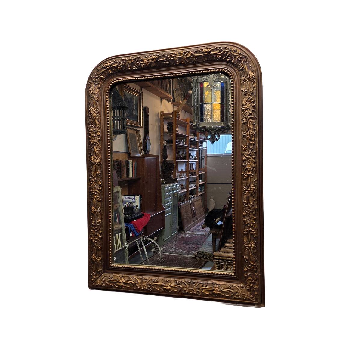 French Art Nouveau mirror, early 1900s.
