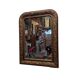 French Art Nouveau mirror, early 1900s.
