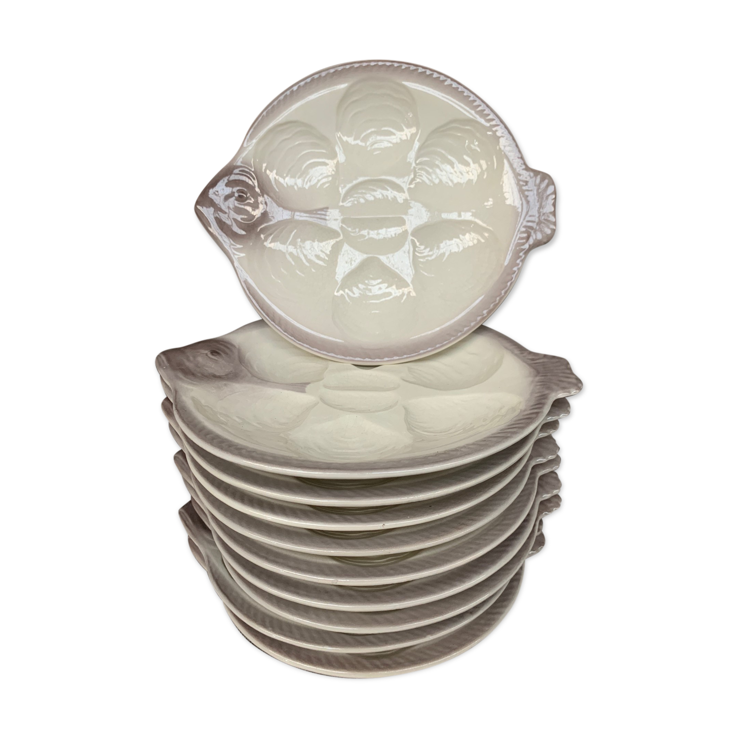 Series 10 old oyster plates.