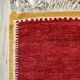 Vintage carpet red 1950