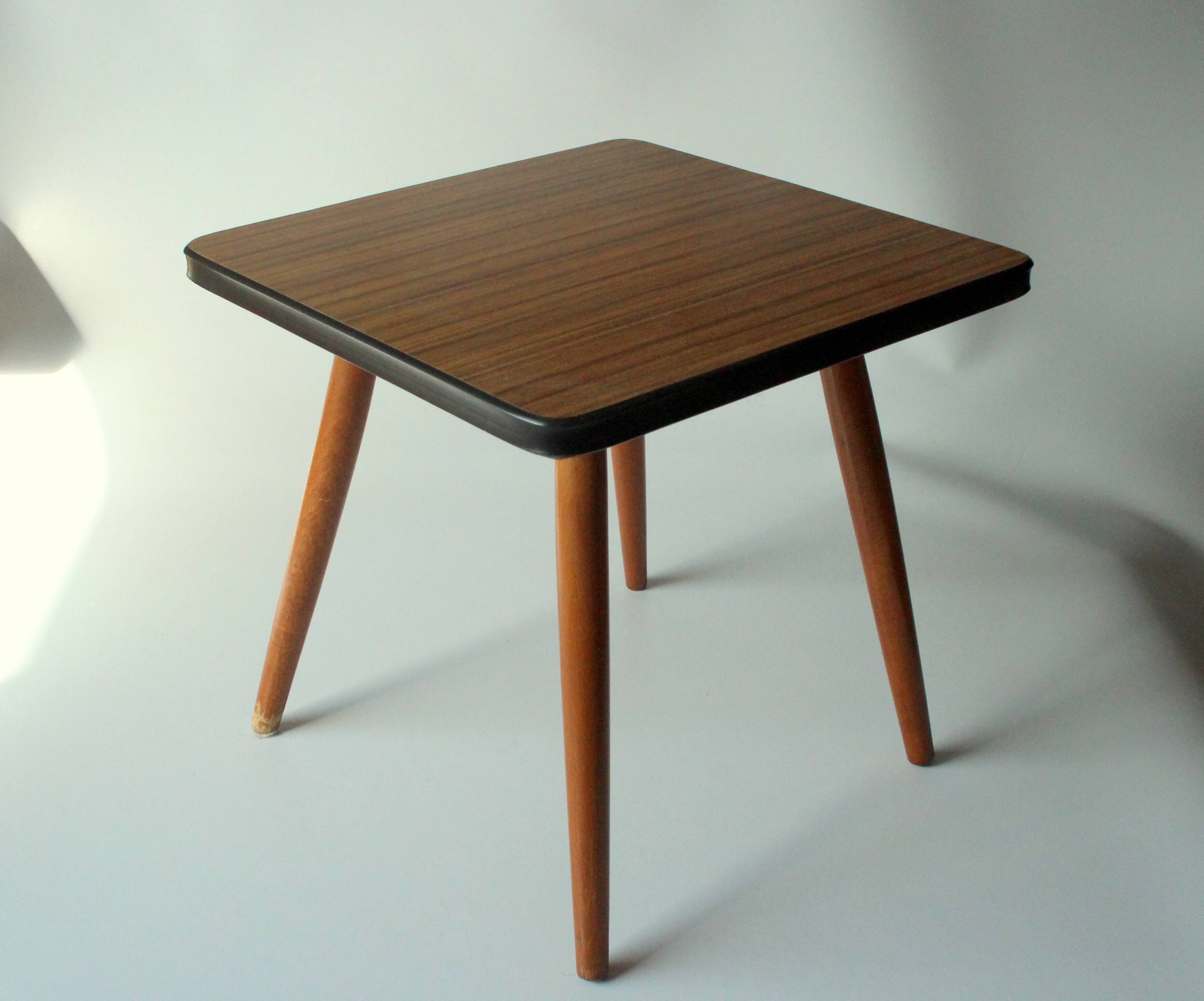 1950s Wooden plant stand, Vintage