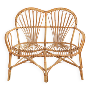 Canapé / Banquette en - rotin