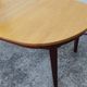 Scandinavian extendable dining table attributed to Hans Ehrlin for Tranås, 1980.