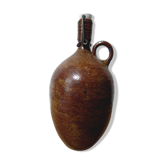 Glazed stoneware bottle