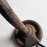 Industrial swan neck sconce