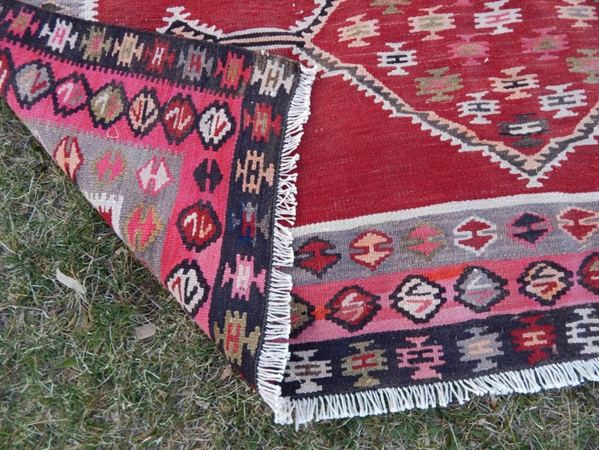 Tapis turc vintage fait main